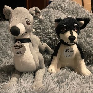 JENNA MARBLES KERMIE WORM AND MR. MARBLES DOG TOYS